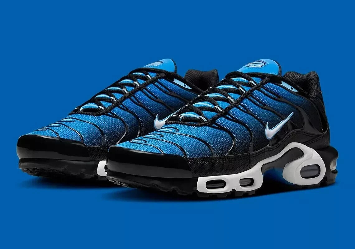Nike Air Max Plus Men's Multi Size Photo Blue/White-Black DM0032-402 Fast  Ship | eBay